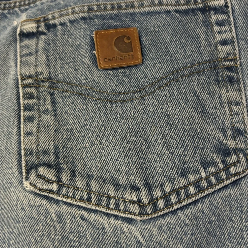 Carhartt Men's Light Blue Relaxed Jeans - Picture 11 of 14